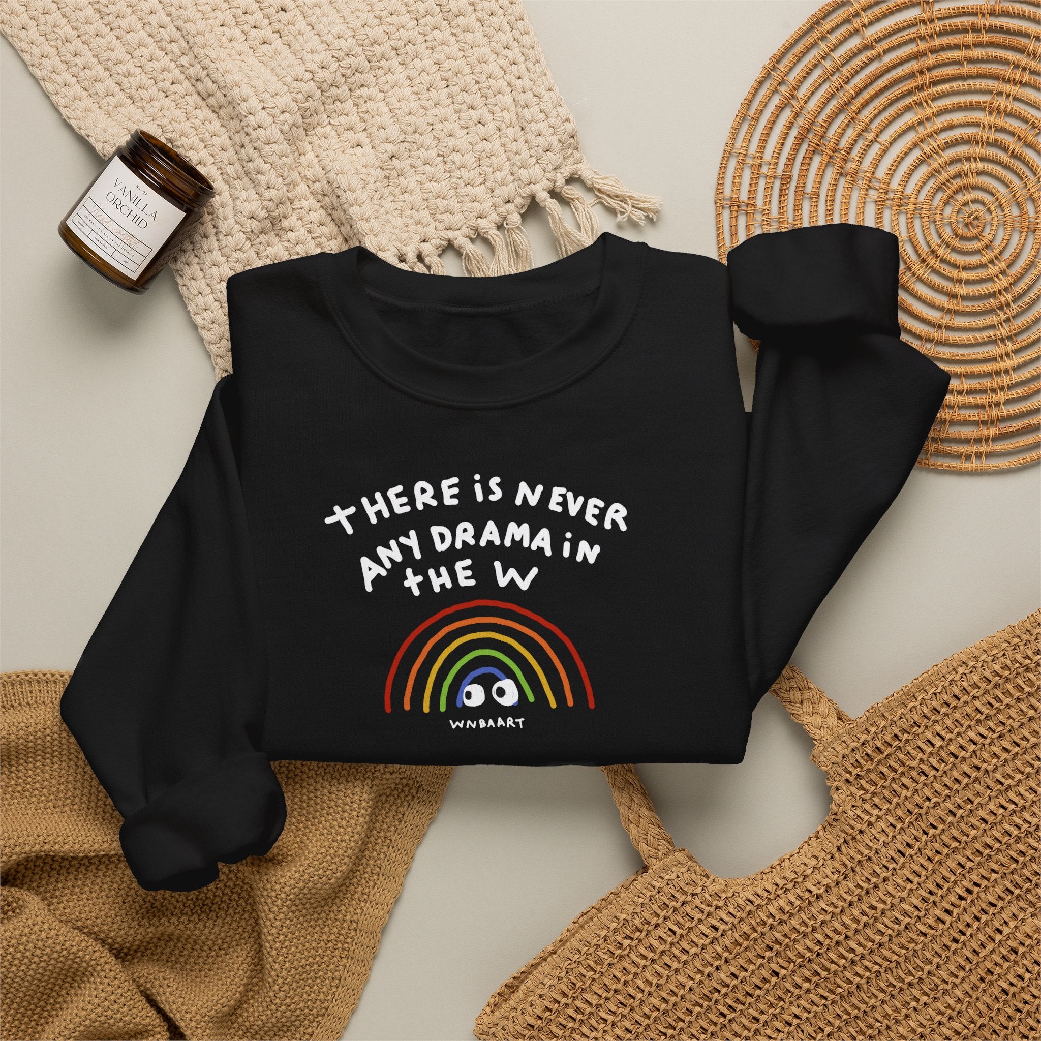 No Drama Unisex Heavy Blend™ Crewneck Sweatshirt
