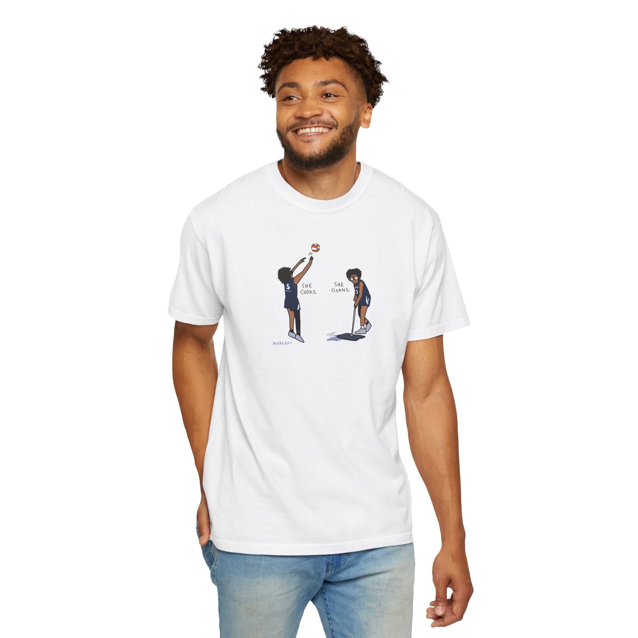Olivia Miles Cooks and Cleans Unisex Tee